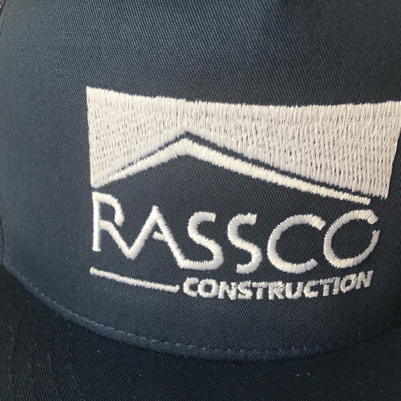 Rassco Construction Mesh Snap Back Trucker Hat Cap - Picture 2 of 7